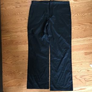 ELIE TAHARI MENS DRAW STRING DRESS PANTS WITH SLASH POCKETS AND NO BELT LOOPS XL